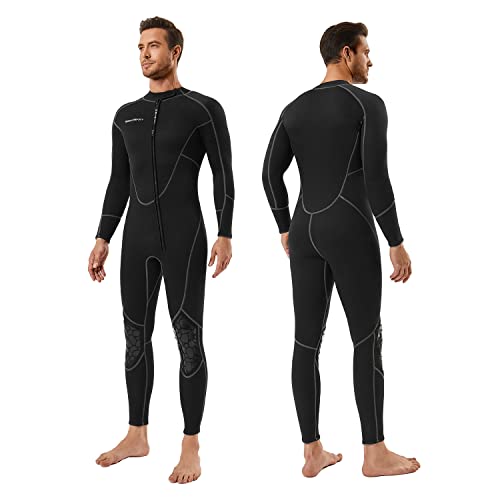 SEASKIN Shorty Wetsuit with Front Zip for Adults