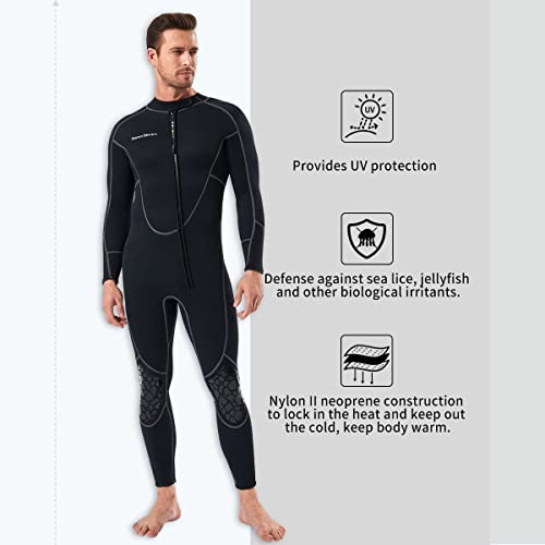 SEASKIN Shorty Wetsuit with Front Zip for Adults