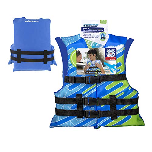 Aqua Oceans 7 Coast Guard-Approved Kids Life Jacket