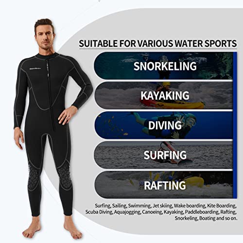 SEASKIN Shorty Wetsuit with Front Zip for Adults