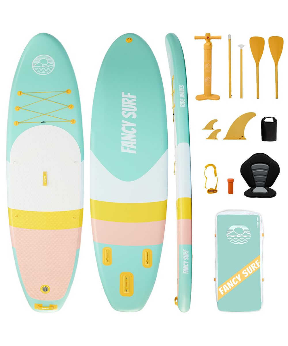 11'6" Extra-Wide 450 lb Inflatable SUP Board with Seat