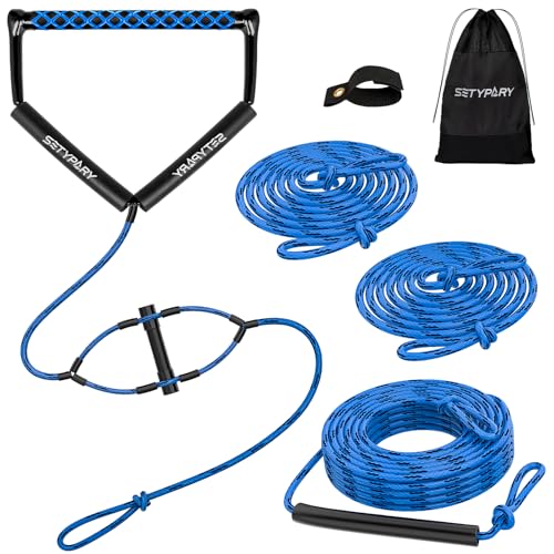 SETYPARY 75FT Four-Section Wakeboard and Water Ski Rope
