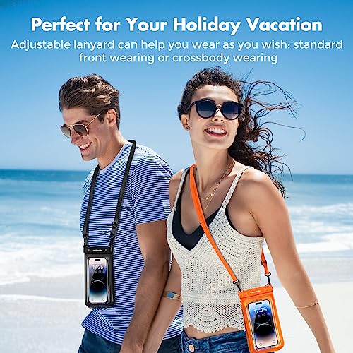 UNBREAKcable 2-Pack IPX8 Waterproof Phone Pouch Set