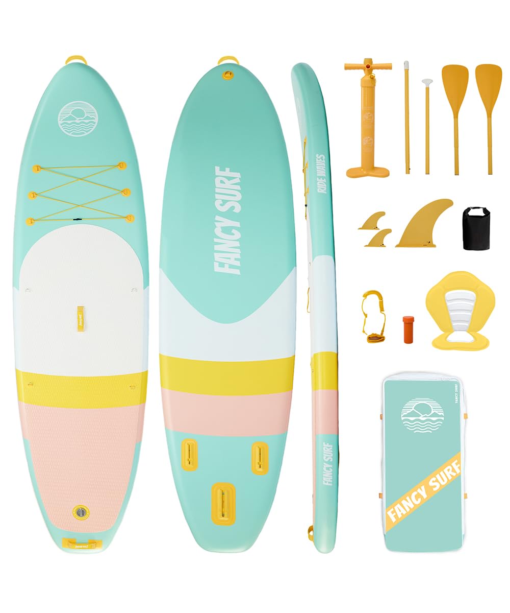 11'6" Extra-Wide 450 lb Inflatable SUP Board with Seat