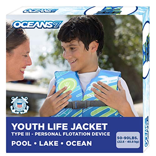 Aqua Oceans 7 Coast Guard-Approved Kids Life Jacket