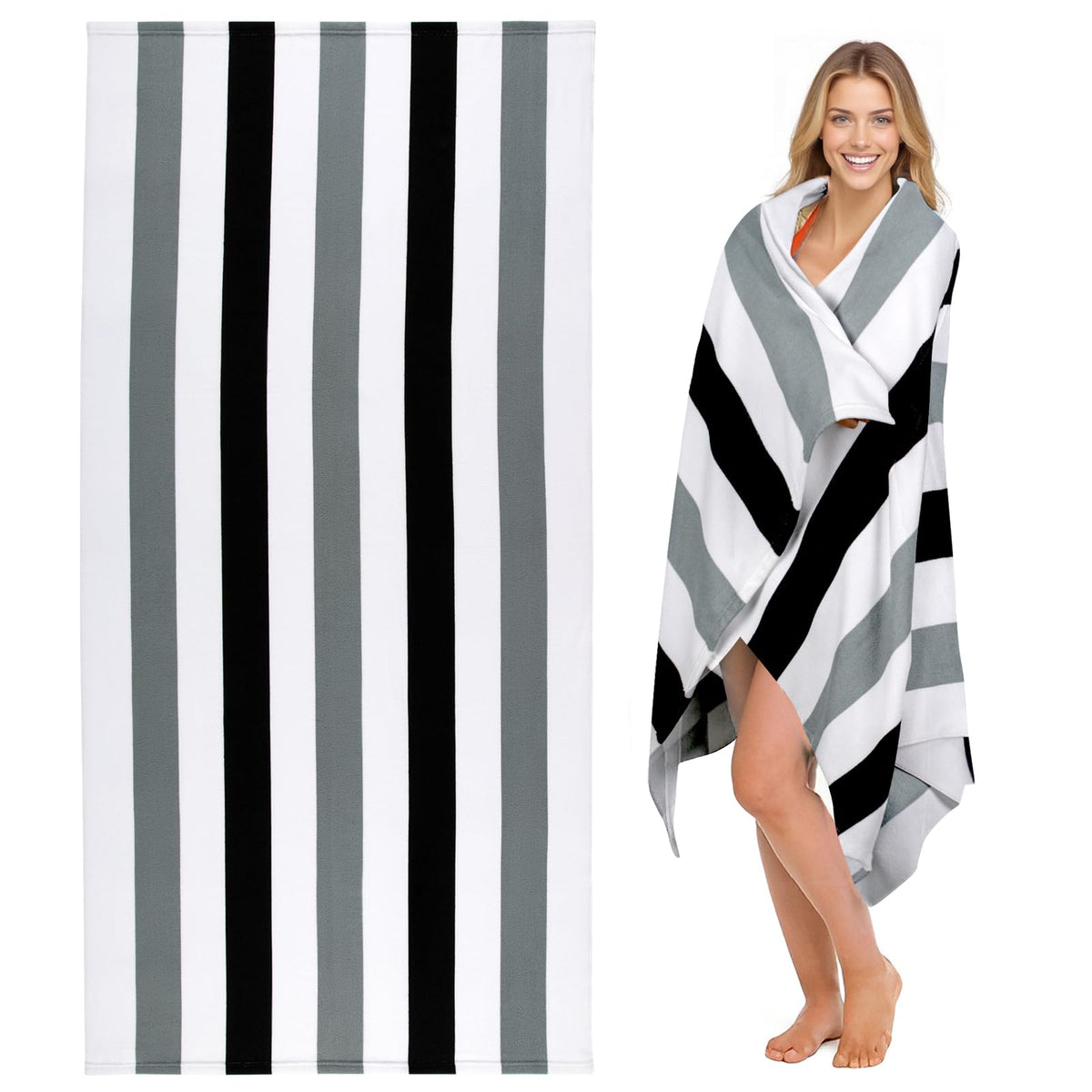 Cabanana Oversized Sand-Free Microfiber Beach Towel