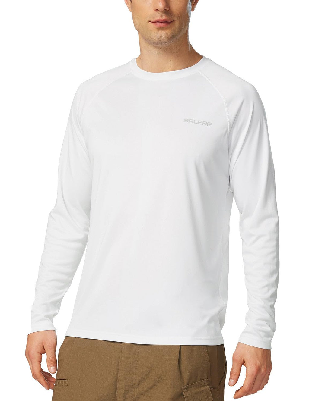 BALEAF Men’s UPF 50+ Long-Sleeve Rash Guard Shirt