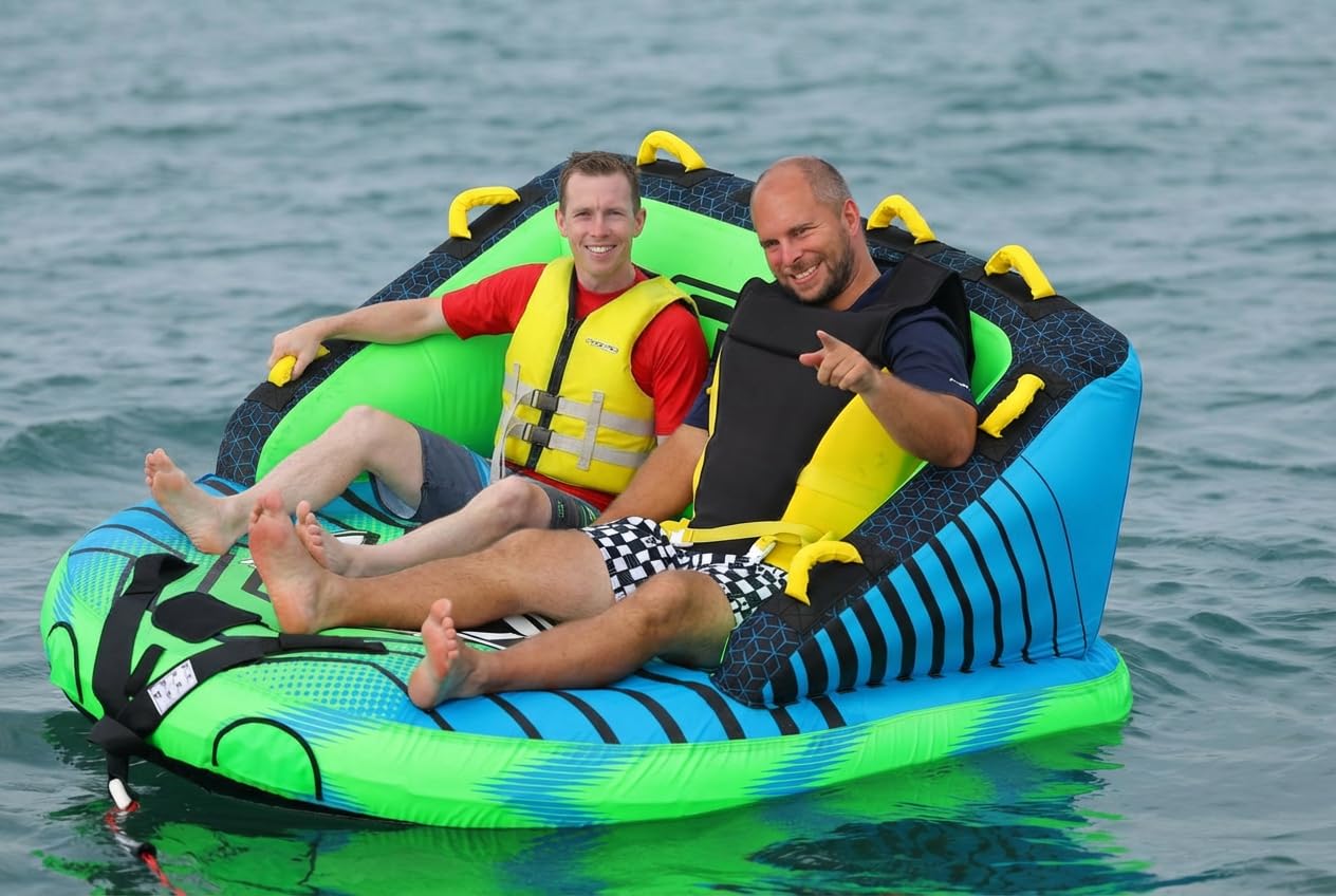 OST Outdoor 2–4 Rider Sofa-Style Towable Boat Tube