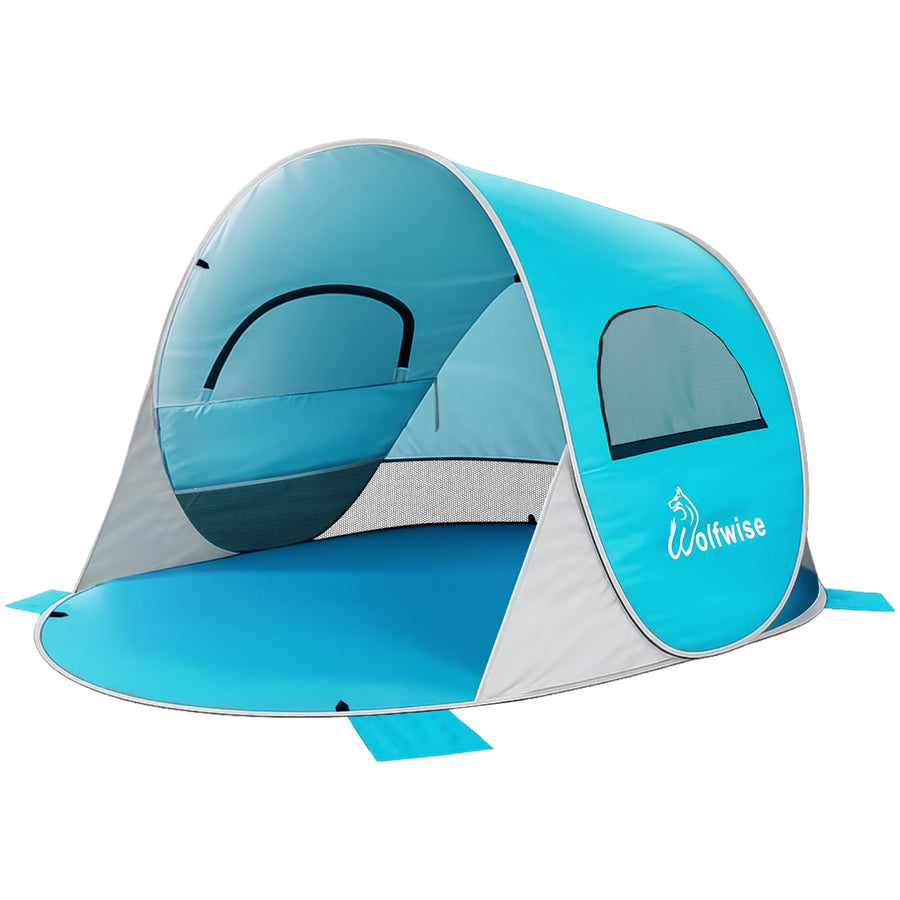 WolfWise UPF 50+ Pop-Up Beach Tent Sun Shelter