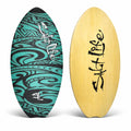 SALT LIFE Wooden Skimboard with EVA Traction Pad