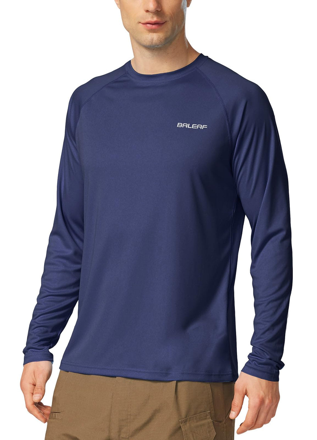 BALEAF Men’s UPF 50+ Long-Sleeve Rash Guard Shirt