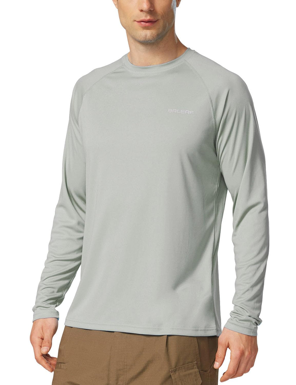 BALEAF Men’s UPF 50+ Long-Sleeve Rash Guard Shirt