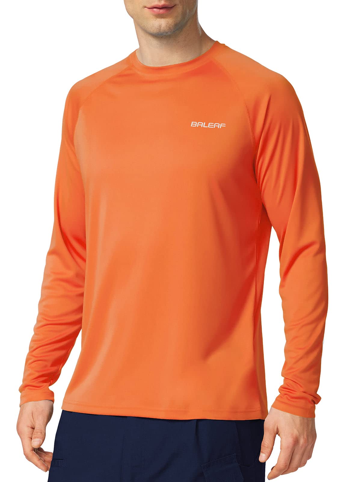 BALEAF Men’s UPF 50+ Long-Sleeve Rash Guard Shirt