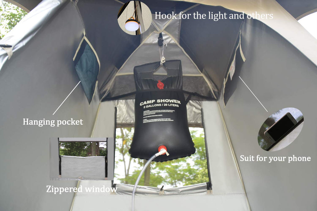 Portable Outdoor Shower and Changing Privacy Tent