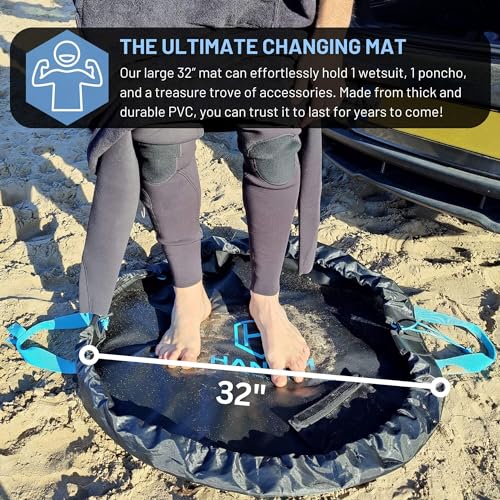 Hang 11 Large 32-Inch Wetsuit Changing Mat Bag