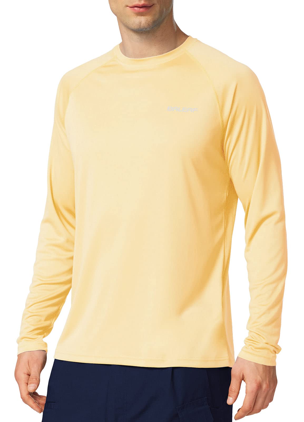 BALEAF Men’s UPF 50+ Long-Sleeve Rash Guard Shirt
