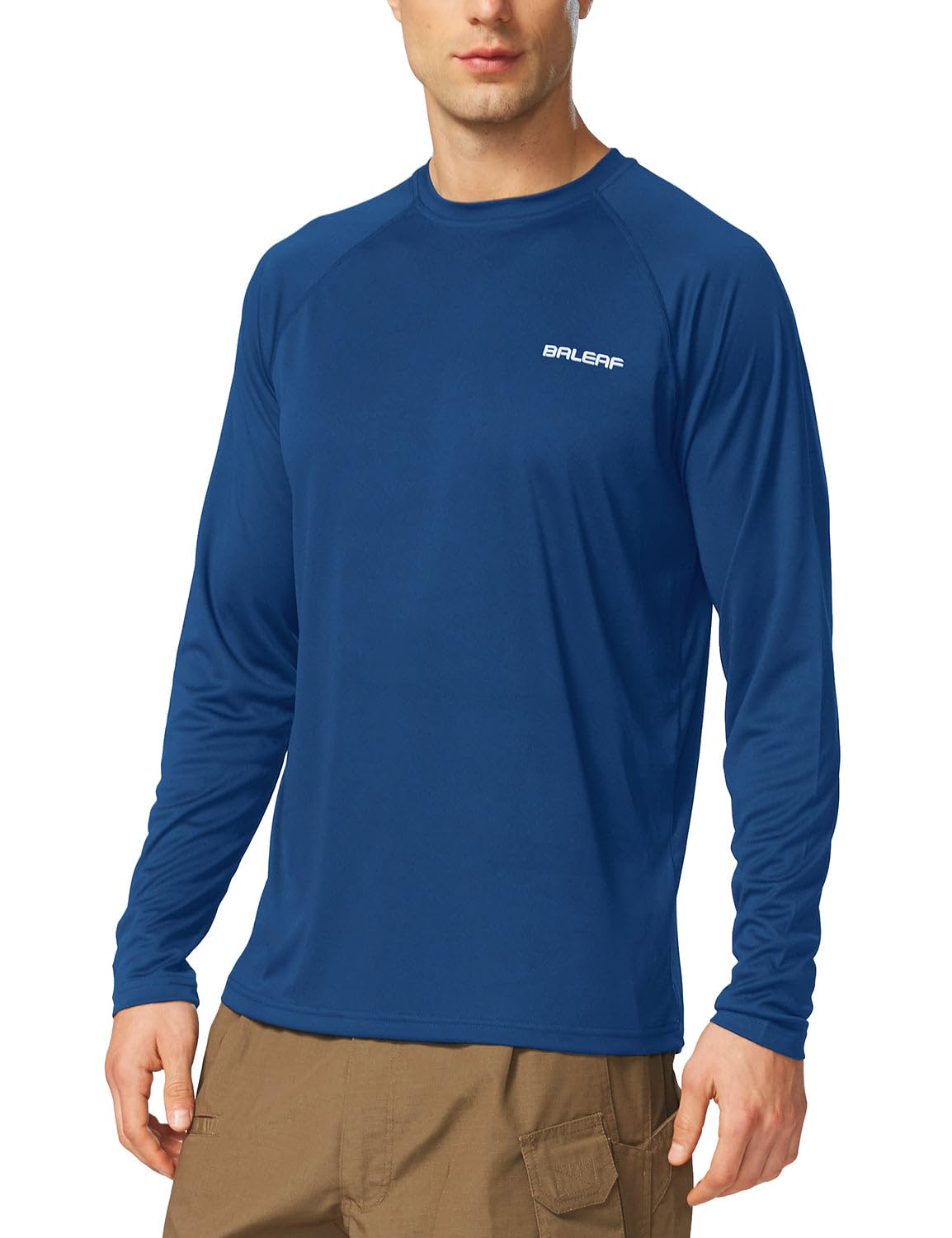 BALEAF Men’s UPF 50+ Long-Sleeve Rash Guard Shirt