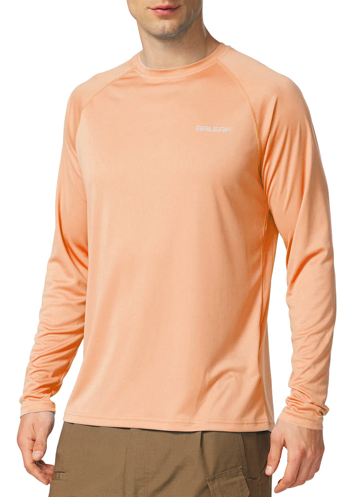 BALEAF Men’s UPF 50+ Long-Sleeve Rash Guard Shirt