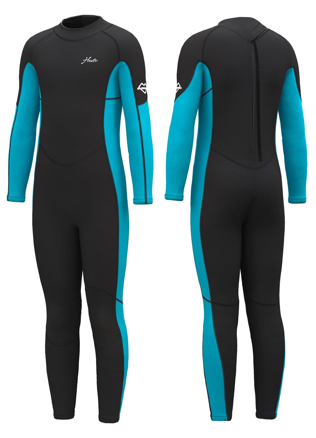 HEVTO Kids Full Neoprene Wetsuit for Boys and Girls