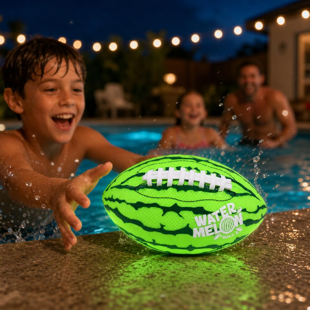 Watermelon Ball 9-Inch Waterproof Pool and Beach Football