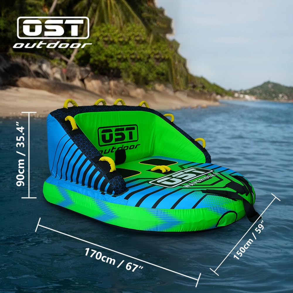 OST Outdoor 2–4 Rider Sofa-Style Towable Boat Tube
