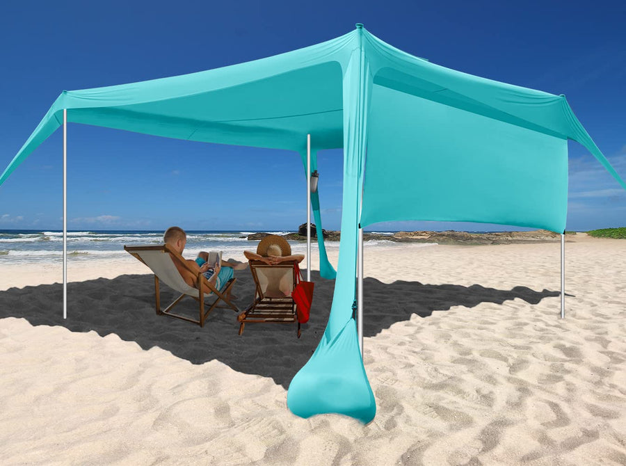 Beach Canopy Tent with Sidewalls, UPF 50+