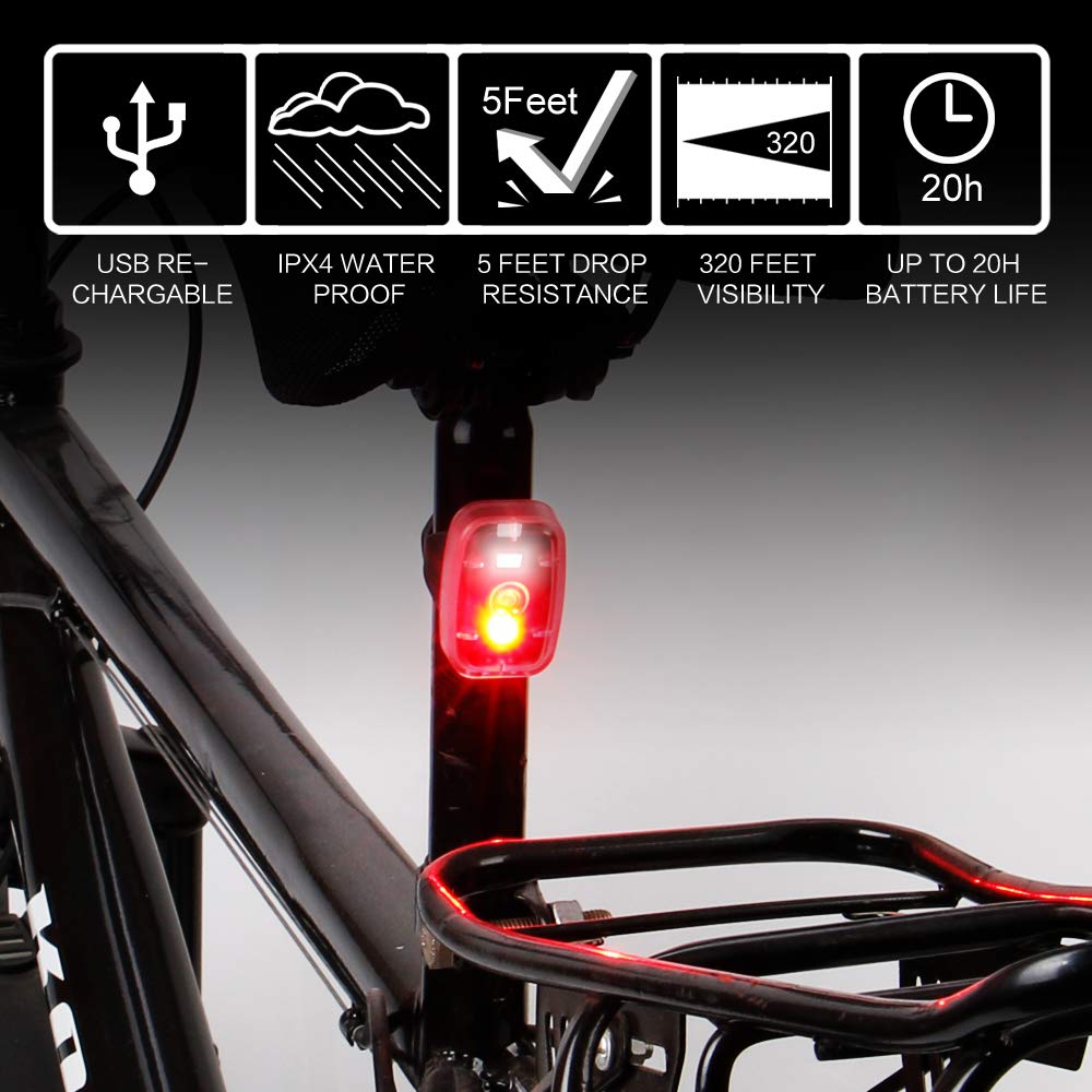 Clip-On LED Safety Light with Five Flashing Modes