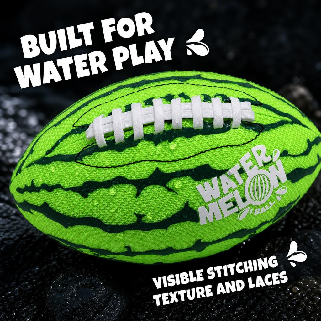 Watermelon Ball 9-Inch Waterproof Pool and Beach Football