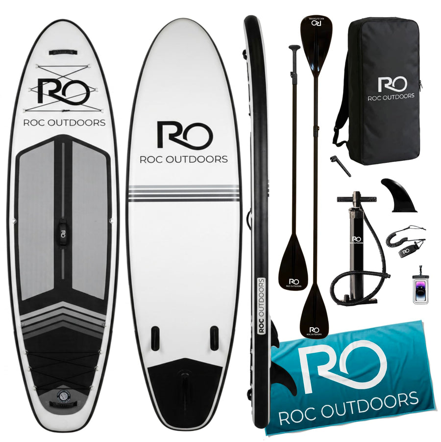 ROC 10'6" Wide Inflatable Stand-Up Paddle Board Kit