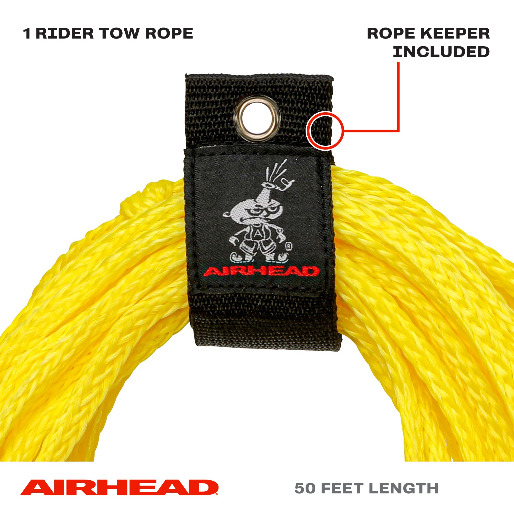 AIRHEAD Heavy-Duty 1–6 Rider Towable Tube Rope
