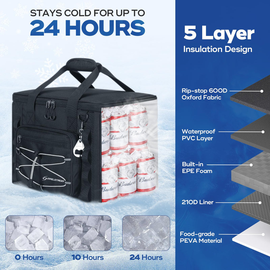 Maelstrom 30/40-Can Leakproof Insulated Soft Cooler Bag