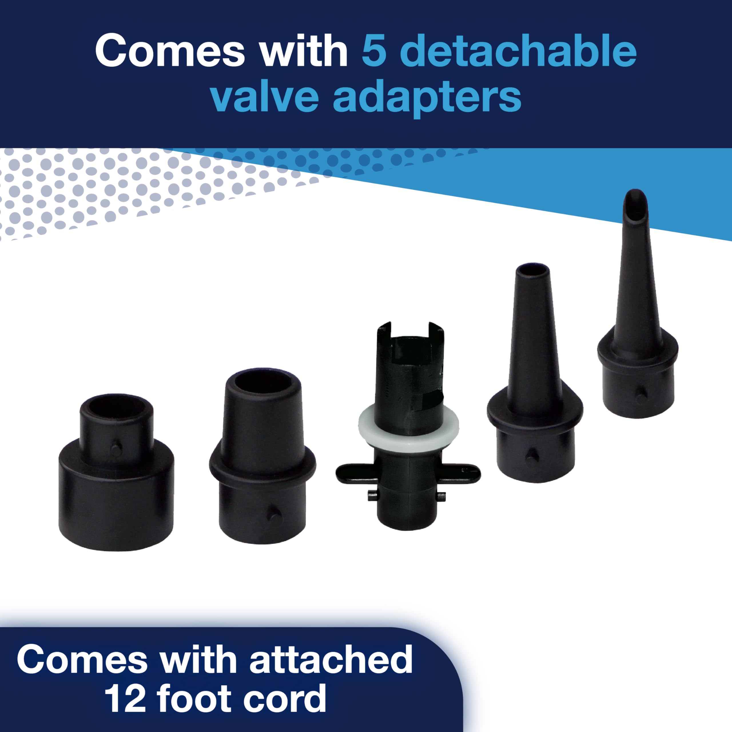 MEGA MAX High-Volume Electric Air Pump for Towables