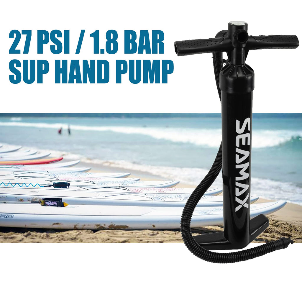 27 PSI Lightweight SUP Hand Pump for Inflatable Paddle Boards