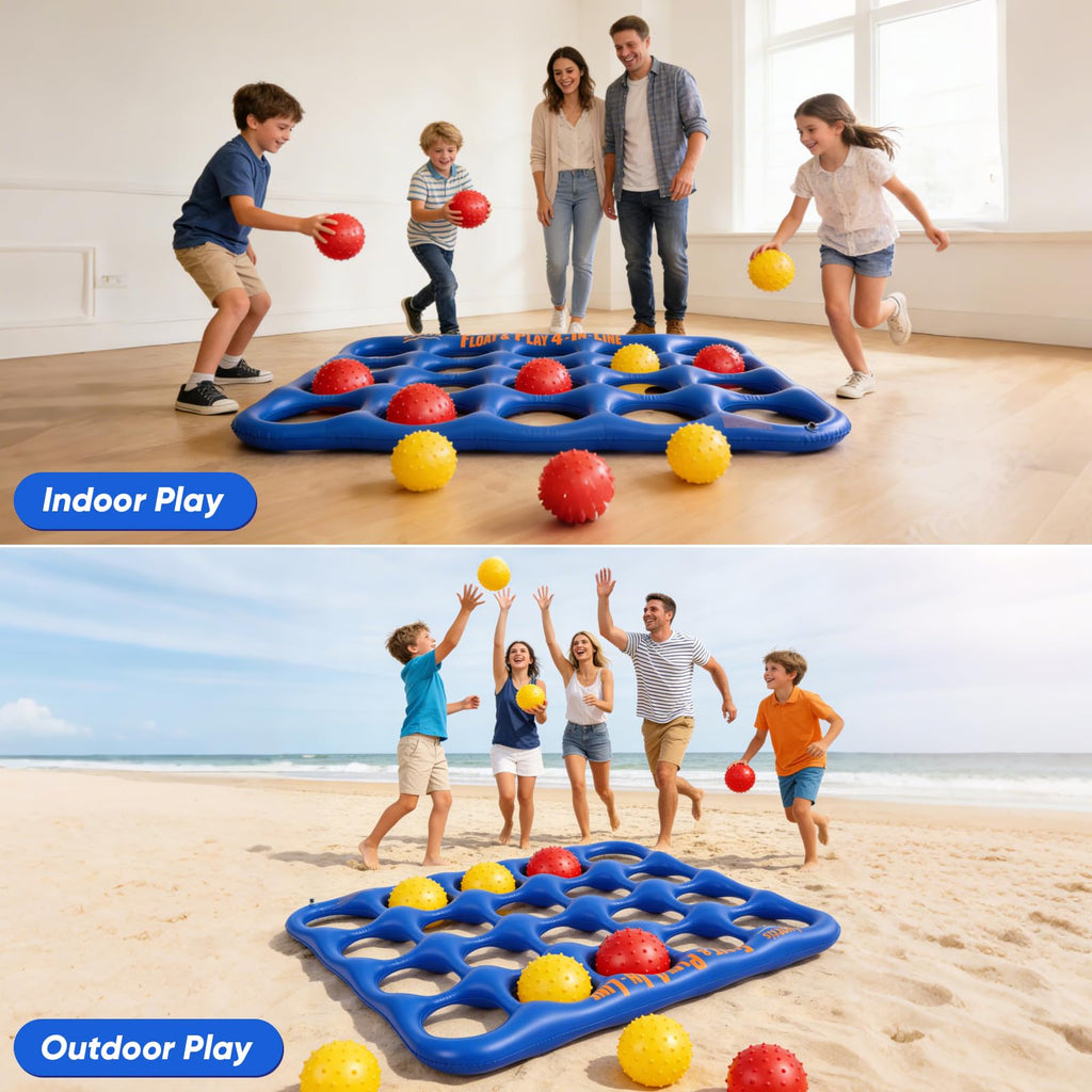 Luottis Giant Inflatable 4-in-a-Row Pool Game Set
