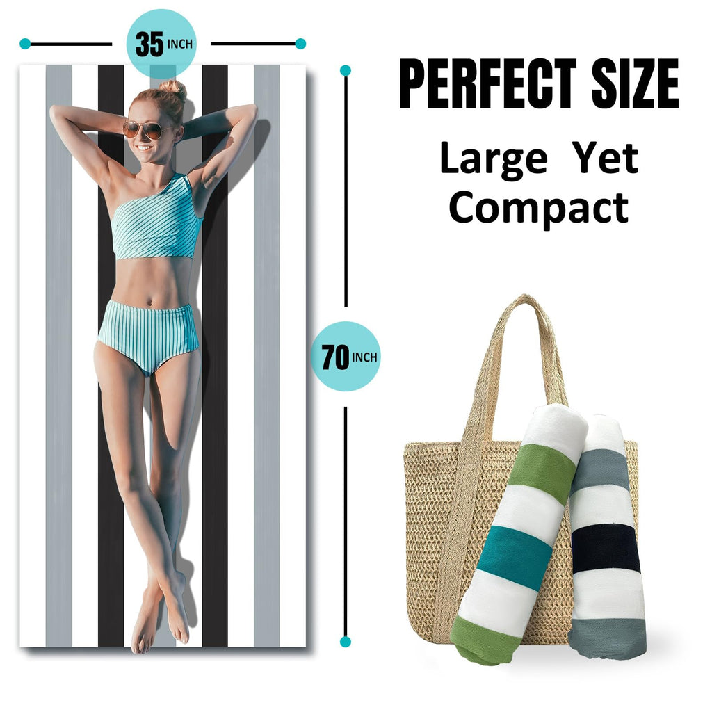 Cabanana Oversized Sand-Free Microfiber Beach Towel