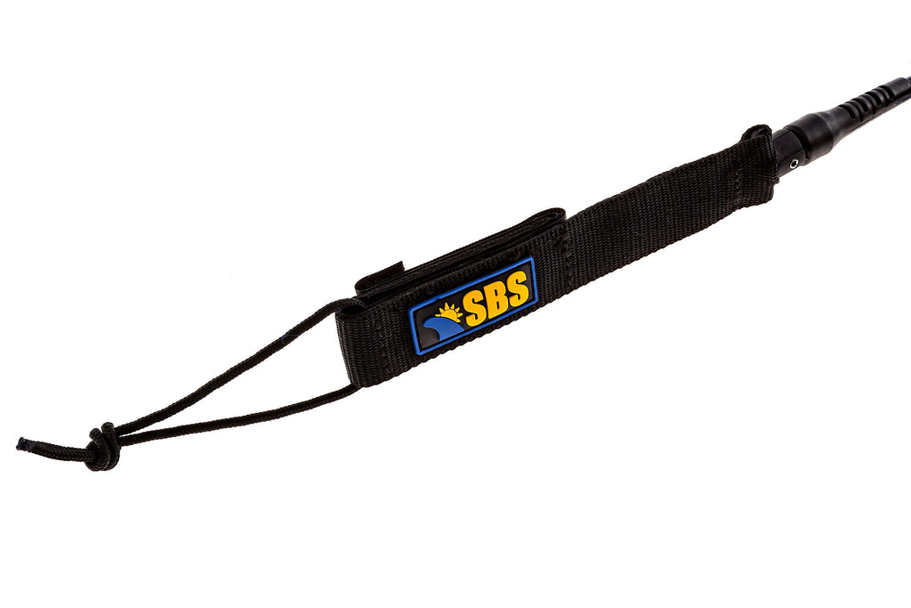 SBS 10-Foot Coiled SUP Leash with Padded Ankle Cuff