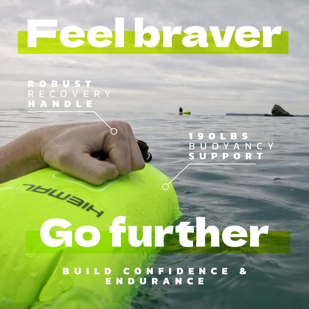 15L Waterproof Open-Water Swim Buoy with Dry Bag