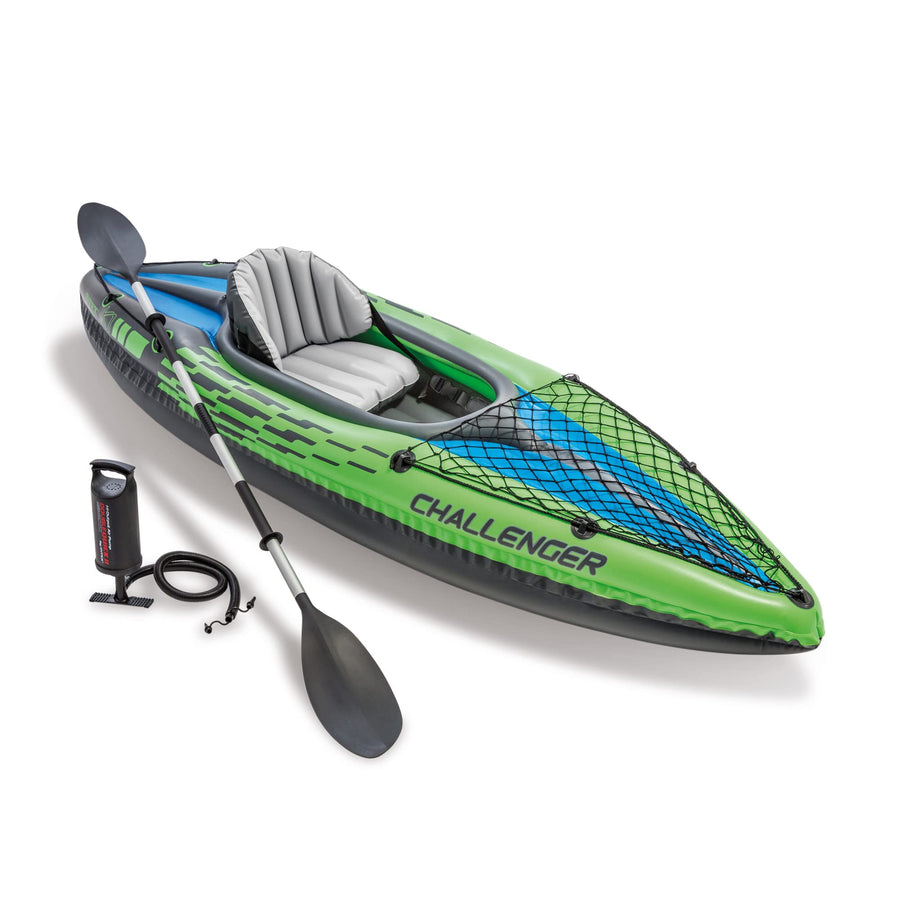 INTEX Challenger Inflatable Kayak Set with Paddles and Pump
