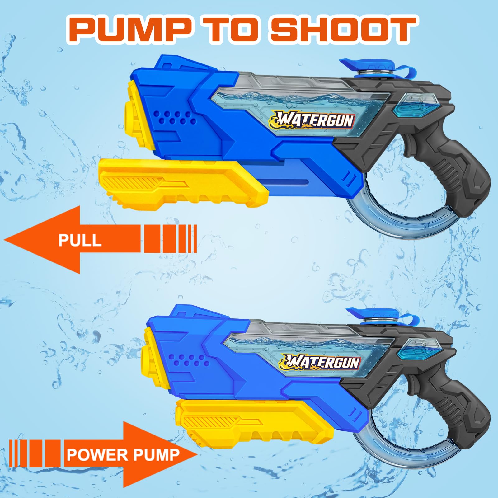 Long-Range Water Blaster Guns for Kids’ Outdoor Play