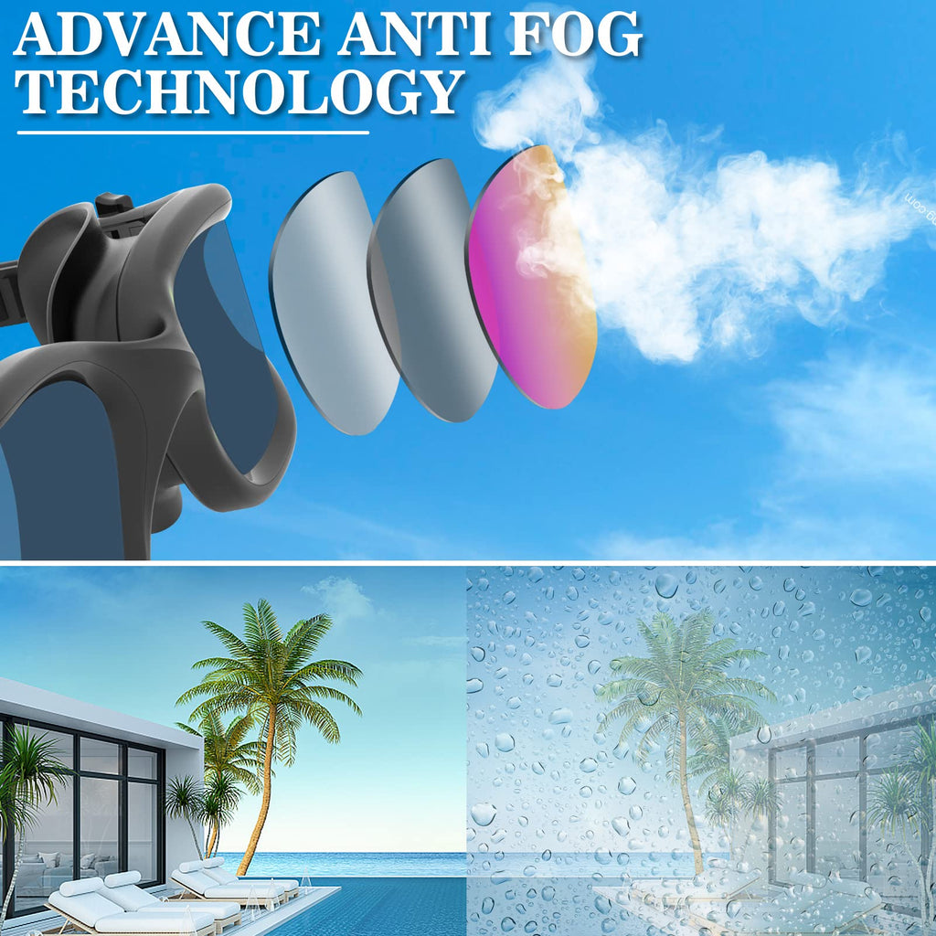 WIN.MAX Anti-Fog UV Protection Swimming Goggles for Adults