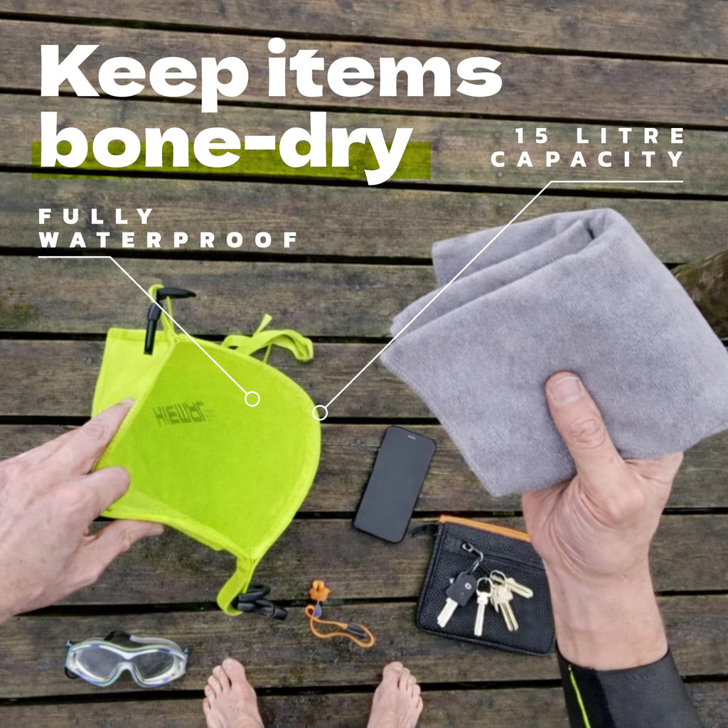 15L Waterproof Open-Water Swim Buoy with Dry Bag