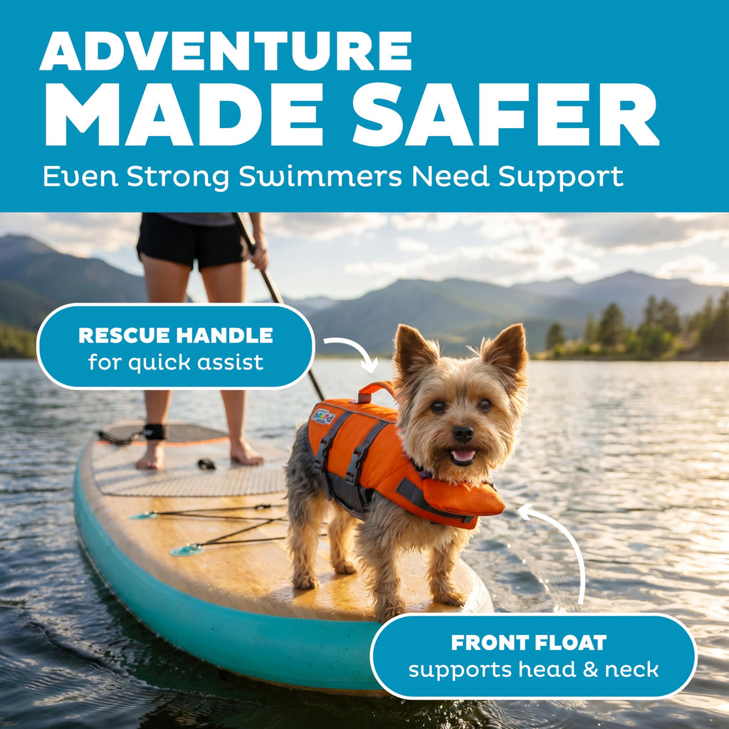 OUTWARD HOUND Dawson Large Red Pet Life Jacket