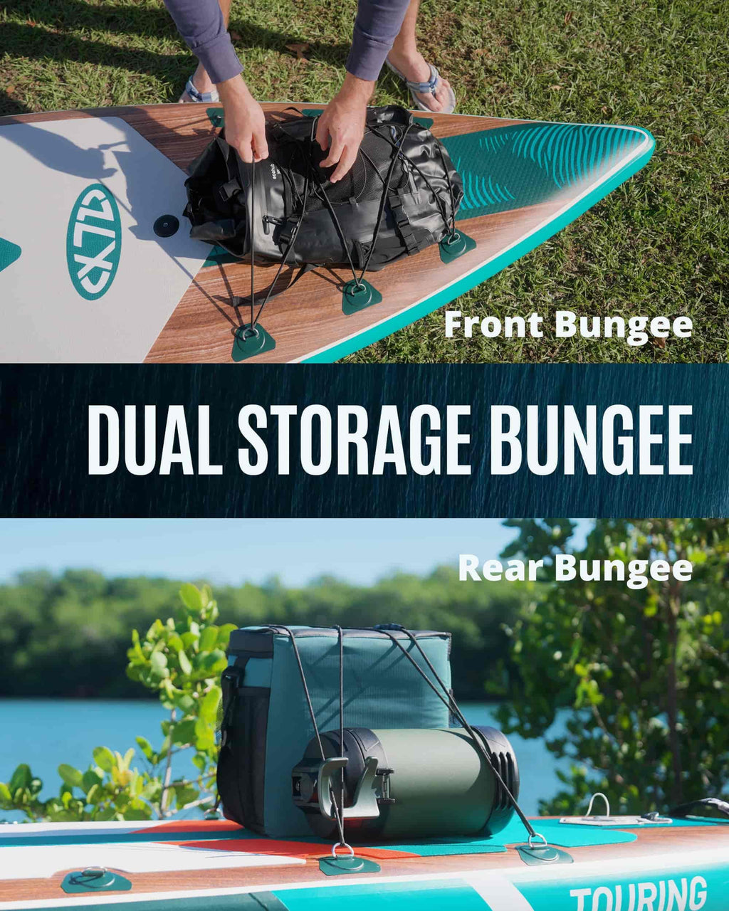 ZLX 11'6" Stable Inflatable Touring Stand-Up Paddle Board