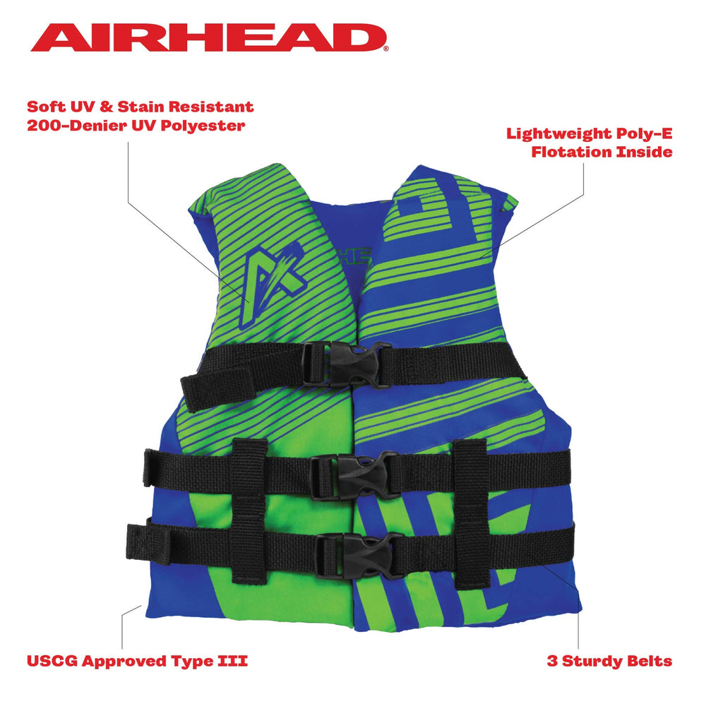 AIRHEAD Trend USCG-Approved Life Jacket for Adults and Kids