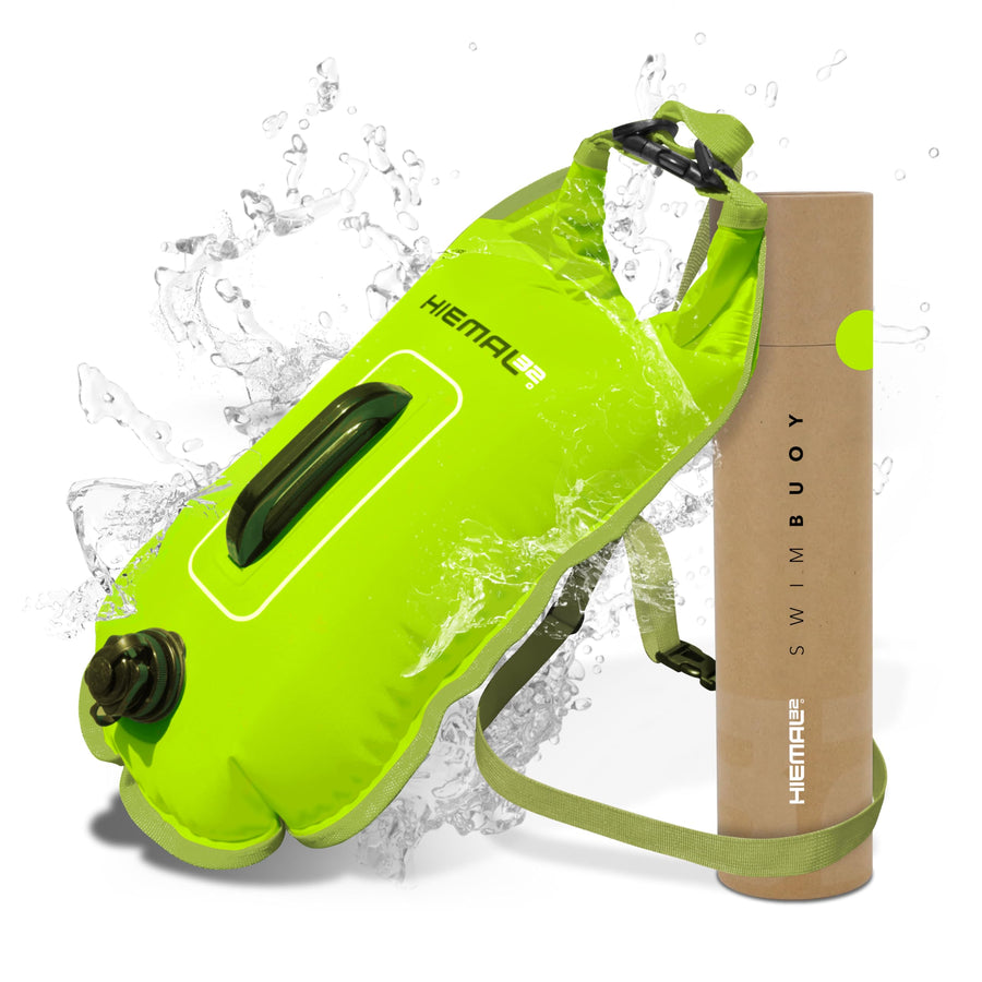 15L Waterproof Open-Water Swim Buoy with Dry Bag