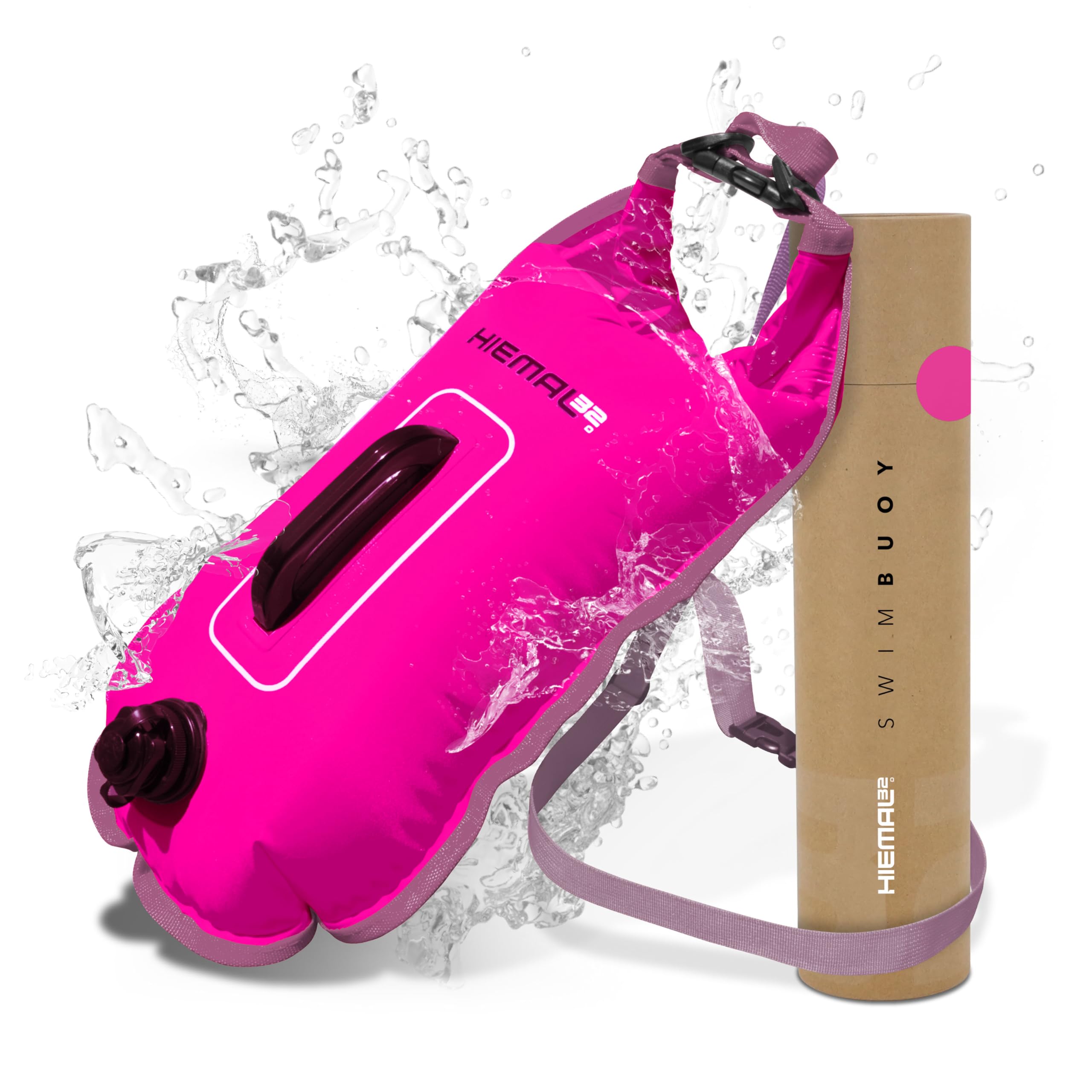 15L Waterproof Open-Water Swim Buoy with Dry Bag