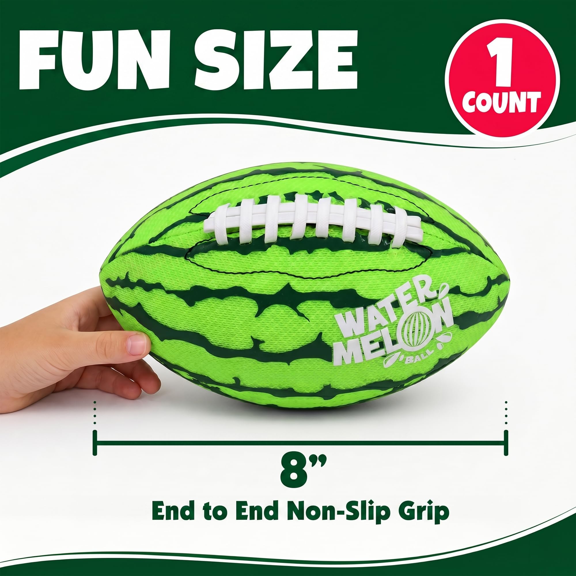 Watermelon Ball 9-Inch Waterproof Pool and Beach Football