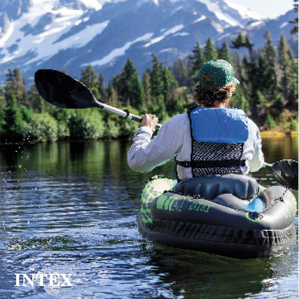 INTEX Challenger Inflatable Kayak Set with Paddles and Pump
