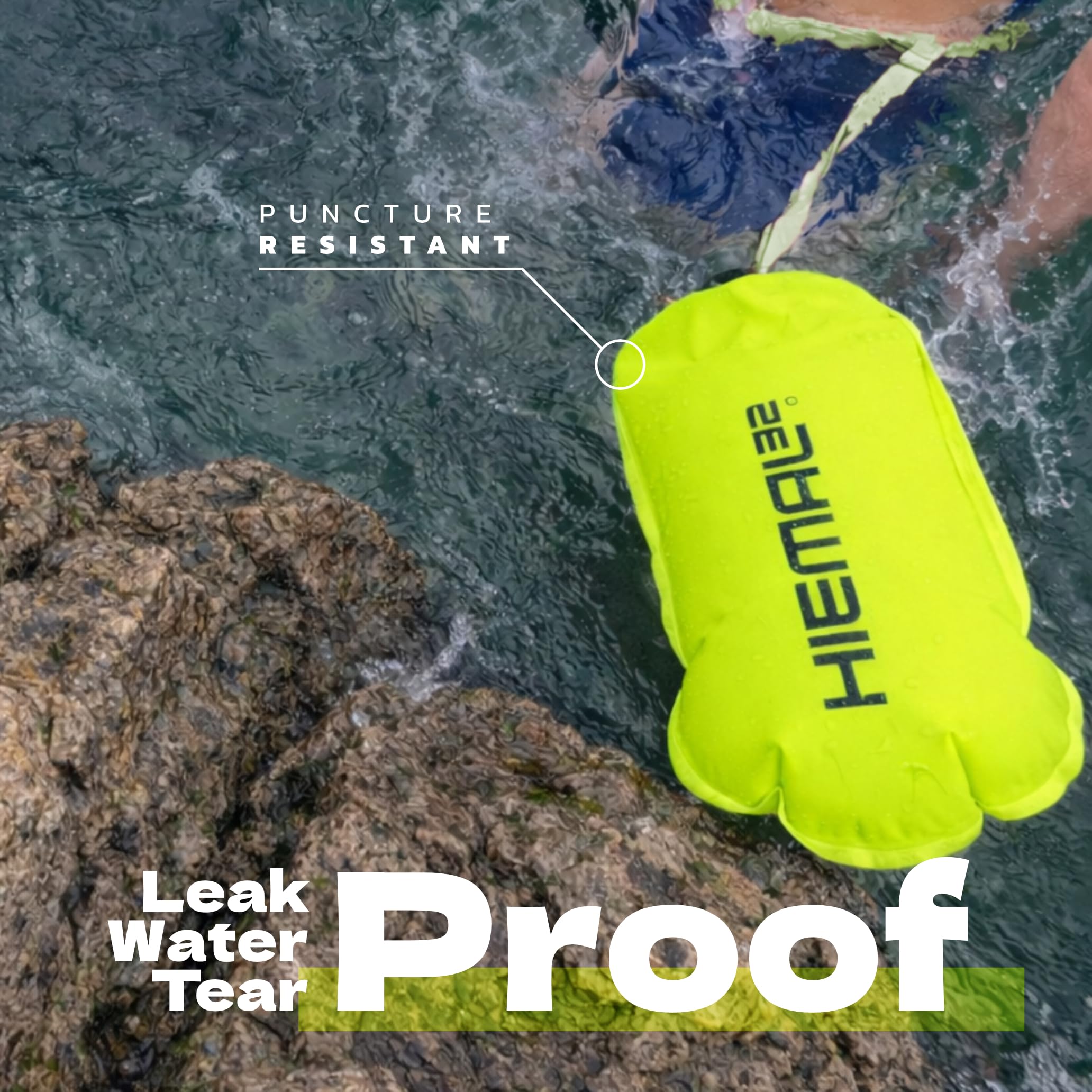 15L Waterproof Open-Water Swim Buoy with Dry Bag