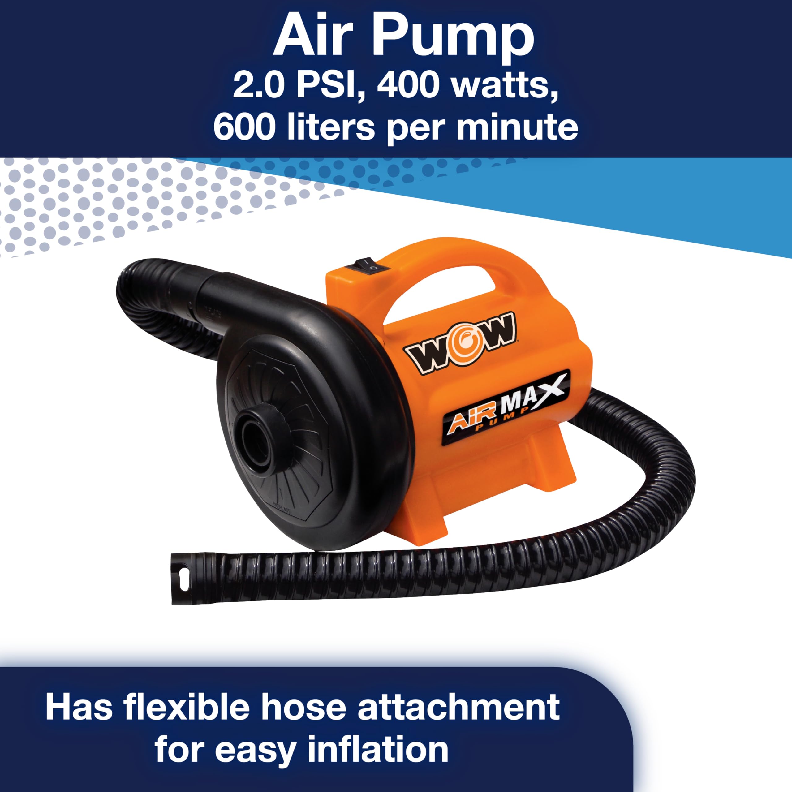 MEGA MAX High-Volume Electric Air Pump for Towables